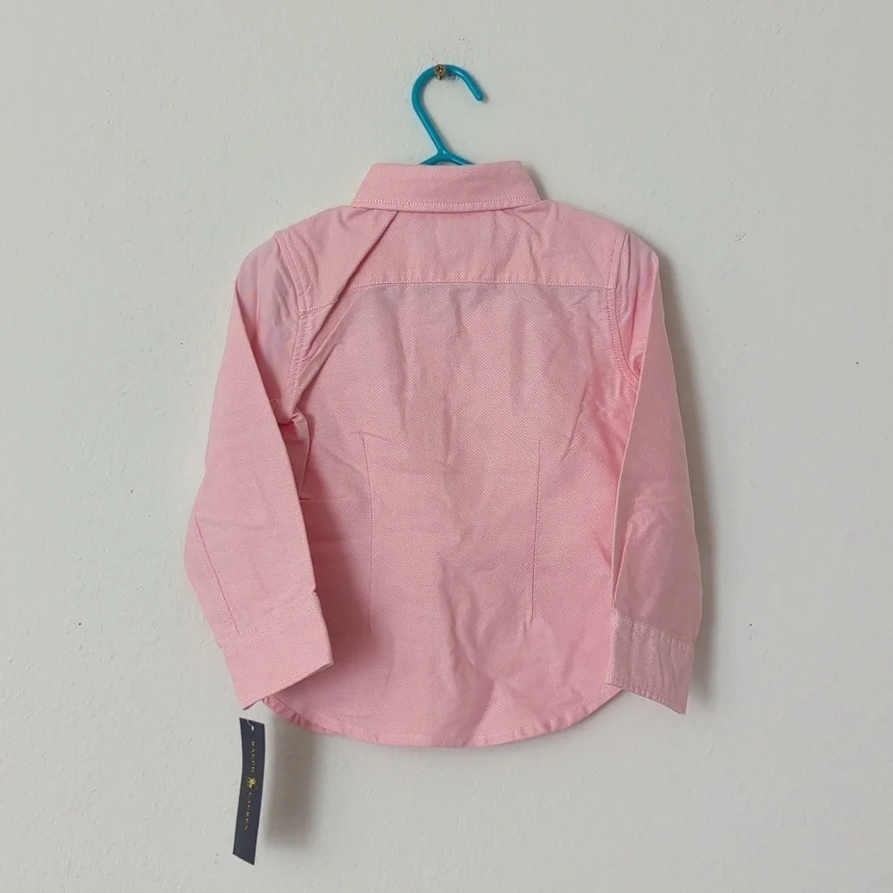 Ralph Lauren kid's Pink shirt. Size 2/2T. - Picture 2 of 7